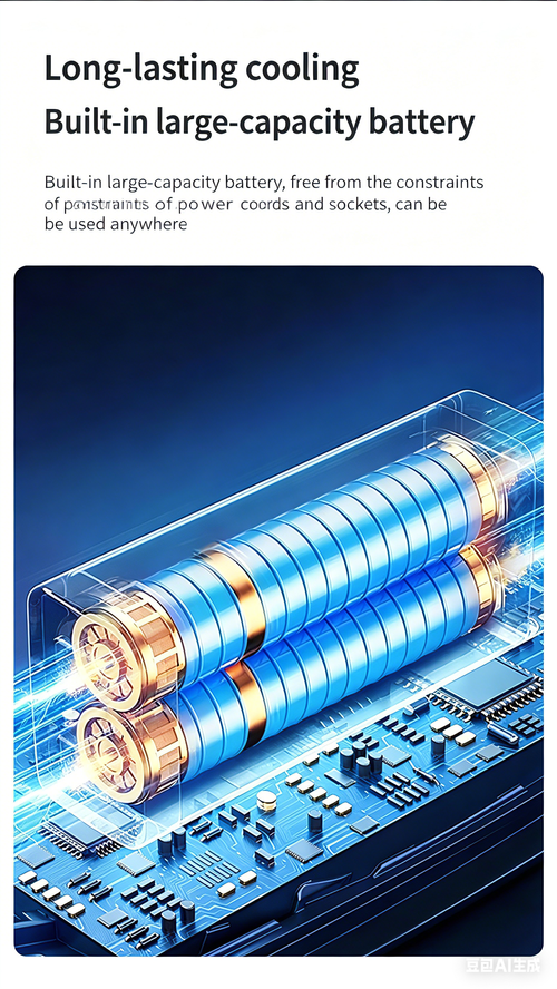 Bladeless Portable Air Cooler | Mini Cooling Fan with Mist Humidifier, Ideal for Home & Office. USB Rechargeable, Built-in Large Capacity Battery for Long Lasting Use.