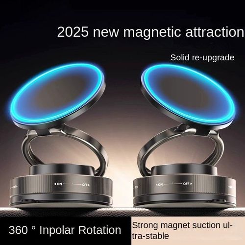 New Multi-Functional Car Vacuum Suction Magnetic 360° Rotating Phone Holder