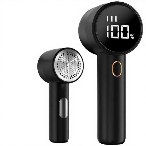 Bestselling Digital Display Electric Lint Remover, Rechargeable Handheld Six-Blade Fabric Shaver with Powerful Steel Blades