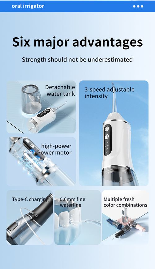 2026 New Portable Water Flosser, Electric Oral Irrigator, Handheld Dental Cleaner for Tartar Removal