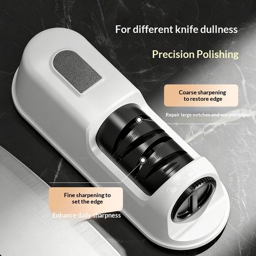 Rechargeable Electric Knife Sharpener – Sharp Knives in Seconds!
