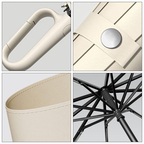 Automatic Folding Umbrella Windproof UV Sun & Rain 2-in-1