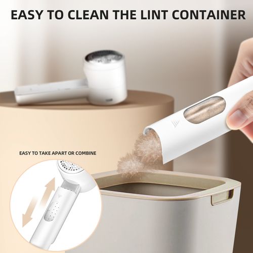Bestselling Digital Display Electric Lint Remover, Rechargeable Handheld Six-Blade Fabric Shaver with Powerful Steel Blades