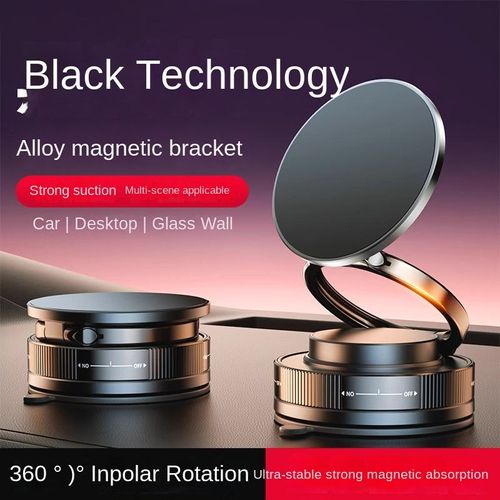 New Multi-Functional Car Vacuum Suction Magnetic 360° Rotating Phone Holder
