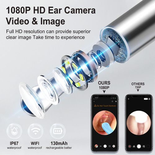 Household visual ear pick endoscope, buy one get nine-piece set free, luminous and safe for both kids and adults