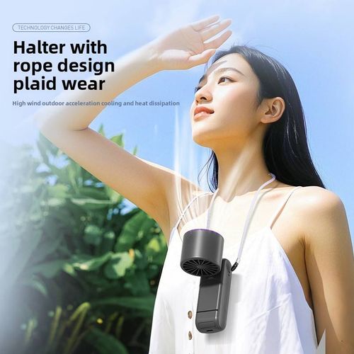 Mini Handheld Ice Cooling Fan | Fast Chill, Digital Screen, USB Rechargeable & Travel-Ready