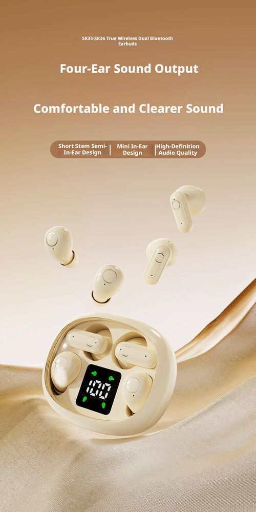 4-Pack Wireless Earphones | Digital Display, Extended Battery & Gaming Mode