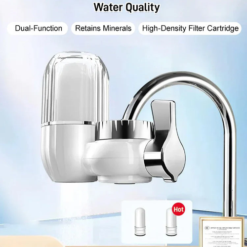 New Design Visualized Faucet Filter Tap Water Purifier Buckle Easy Install with 1 Replacement Filters