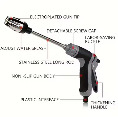 Car Cordless Pressure Washer High Pressure Washer Cleaning Spray Water Gun