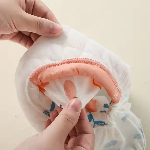 Baby training pants children's a-class pure cotton diaper pocket anti-side leakage baby spring and summer diaper pants washable, 10-20 kg can be worn, random colors