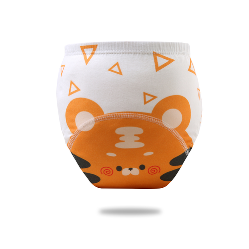 Baby training pants children's a-class pure cotton diaper pocket anti-side leakage baby spring and summer diaper pants washable, 10-20 kg can be worn, random colors