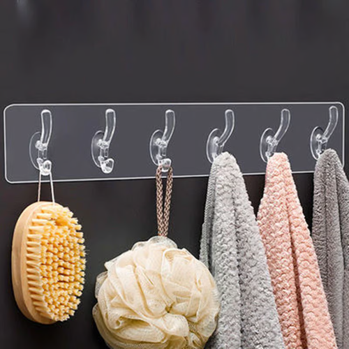 Multi-functional transparent hooks - 24 pieces per pack ⚡