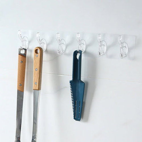 Multi-functional transparent hooks - 24 pieces per pack ⚡