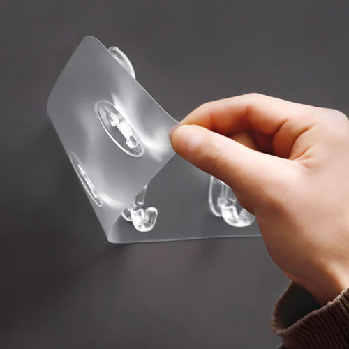 Multi-functional transparent hooks - 24 pieces per pack ⚡