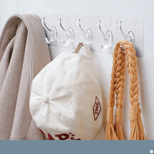 Multi-functional transparent hooks - 24 pieces per pack ⚡