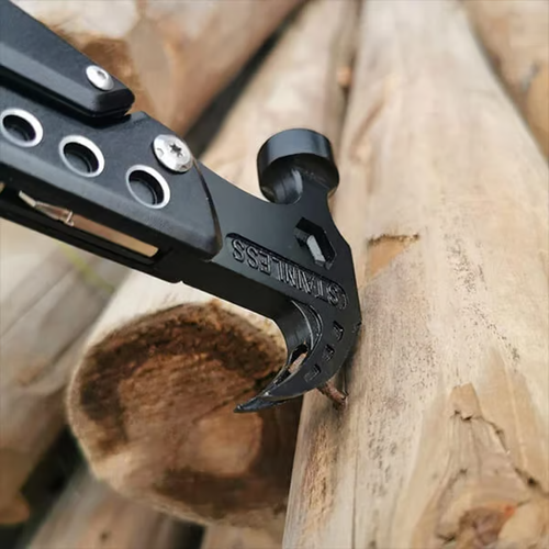 Portable MultiTool With Hammer, Screwdrivers, Nail Puller