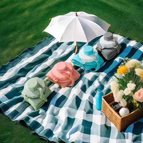 Travel portable leak-proof foldable water bottle