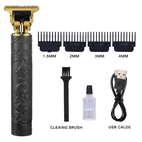 Popular influenciador homem barba aparador de cabelo venda quente recarregável empurrador elétrico