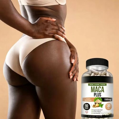 MACA | Maca Root for Women and Men | Black Pepper with Red, Yellow & Black Maca Root Powder | Natural Energy Herbal Supplement