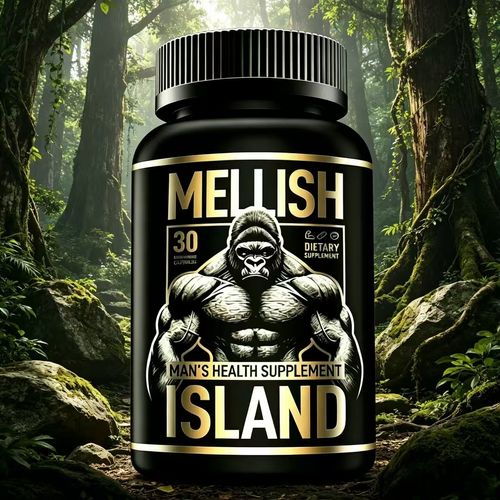 Mellish Island – A natural energy and vitality supplement for men – supports healthy blood circulation and venous health – herbal ingredients, men's formula.