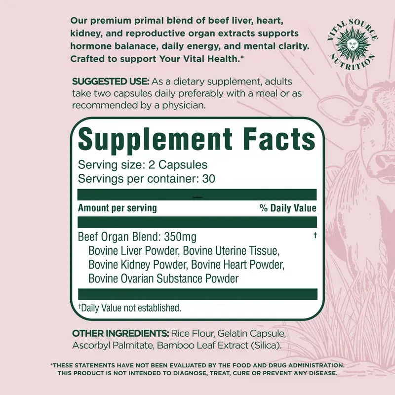 Word of Mouth - Nutritional Digestive Support Capsules - Daily Gut Support | Balanced skin health | Herbal Formula | -60 capsules
