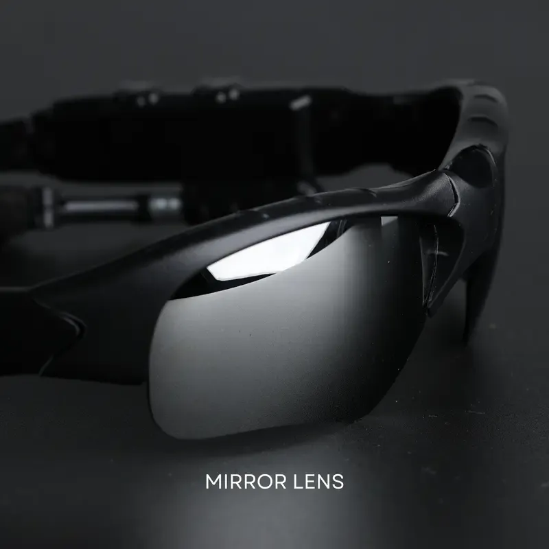 Bestselling Wireless Audio Smart Sunglasses – Bluetooth Sport Glasses with Built-In Earbuds, Flip-Up Tinted Lens, Hands-Free Calls & Music, Adjustable Fit for Men & Women