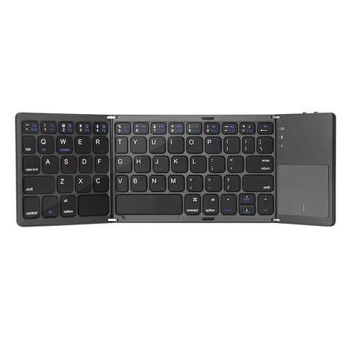 Foldable Wireless Keyboard – Ultra-thin and portable, Bluetooth tablet keyboard, Tyoe interface, suitable for home and office.
