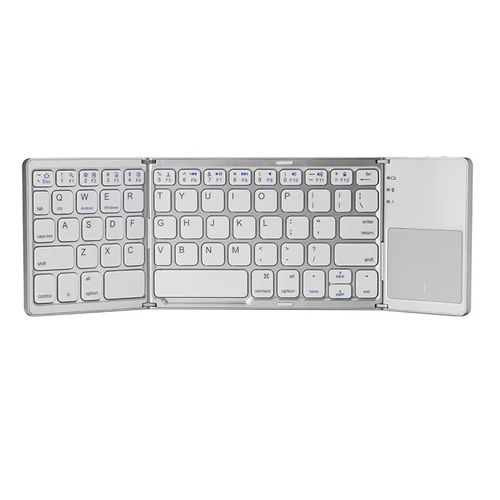 Foldable Wireless Keyboard – Ultra-thin and portable, Bluetooth tablet keyboard, Tyoe interface, suitable for home and office.