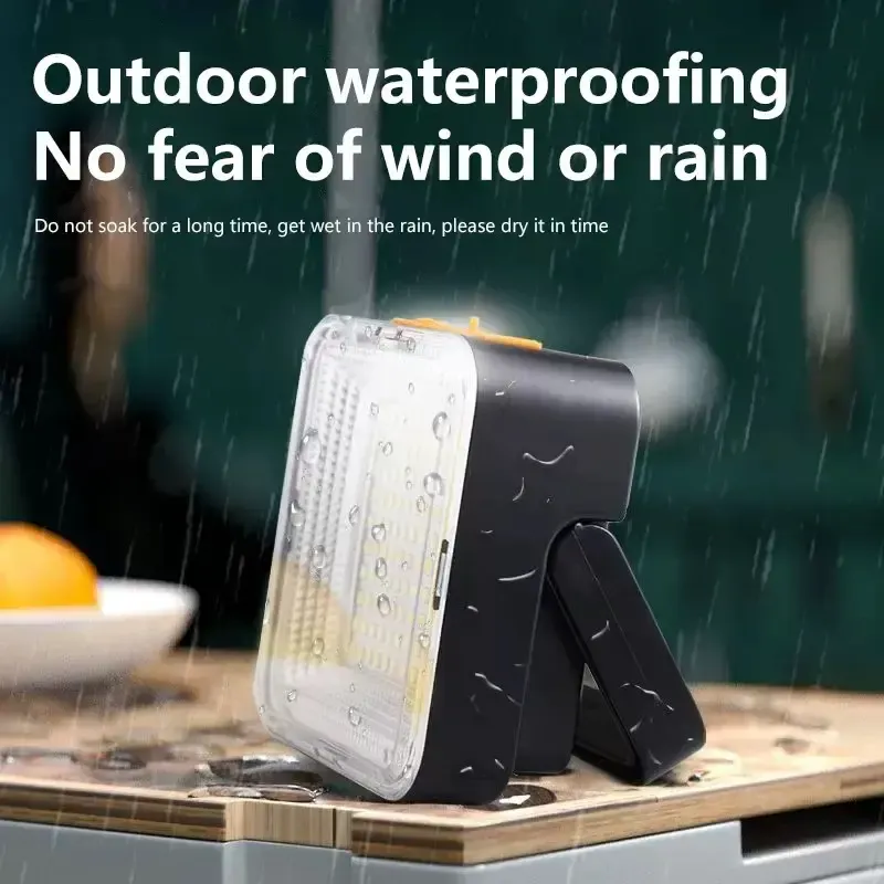 High-intensity Continuous Lighting  LED Mini Solar Waterproof USB Camping Lights for Emergency Phone Charging Handheld Continuous Lighting
