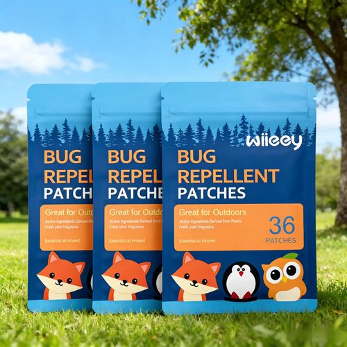 WIIEEY mosquito repellent patches are perfect for home, travel, and children, offering a refreshing, waterproof, sweat-proof, and gentle herbal solution ideal for travel, camping, and outdoor activities.