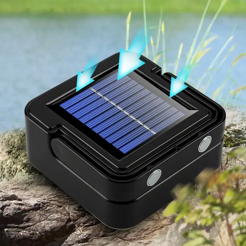 High-intensity Continuous Lighting  LED Mini Solar Waterproof USB Camping Lights for Emergency Phone Charging Handheld Continuous Lighting