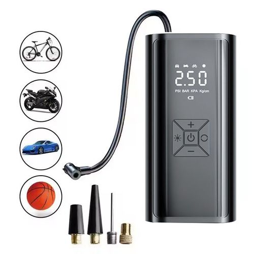 Portable Car Air Pump - Inflate Anytime, Anywhere! Perfect for Cars, Motorcycles & Bikes 🚗💨