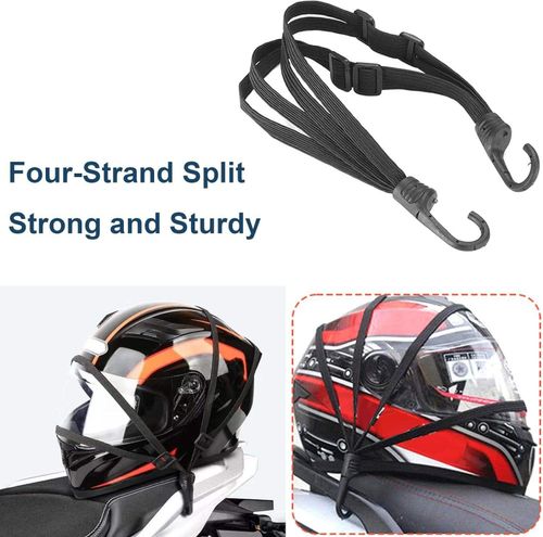 Keep Your Gear Secure on Rides – Motorcycle & E-Bike Elastic Straps!