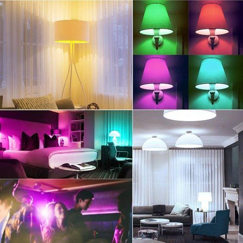 Remote Control RGB LED Bulb - Illuminate Your World with Colors