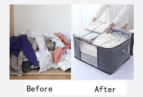 Thick Non-Woven Storage Bags - Tame Clutter for Clothes, Quilts & Moves!