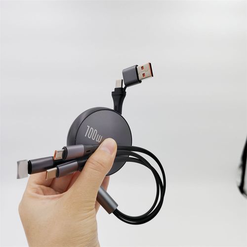 3-in-1 Retractable Fast Charging Cable | iPhone & Type-C Compatible 🚗