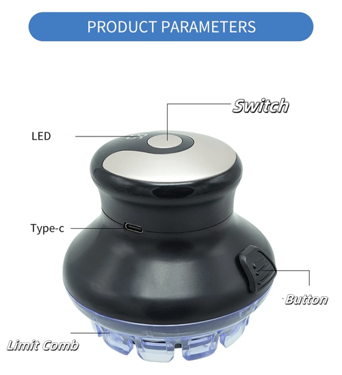 Portable UFO Hair Clipper – Perfect for Kids & Men, Easy Home Haircuts!