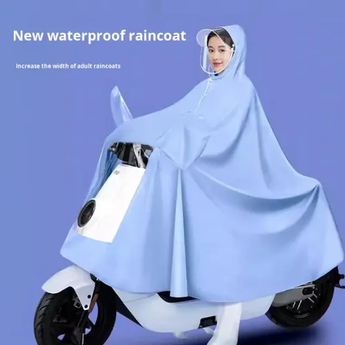 Waterproof Raincoat for Electric Bikes - Full-Body Protection, Thickened & Oversized