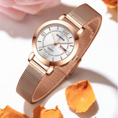 Stylish Mesh Strap Women's Quartz Watch - Perfect Gift for Her ✨