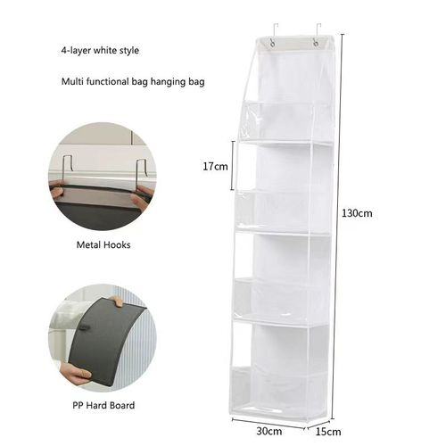 Foldable Door Hanging Organizer - See & Store Everything Easily!