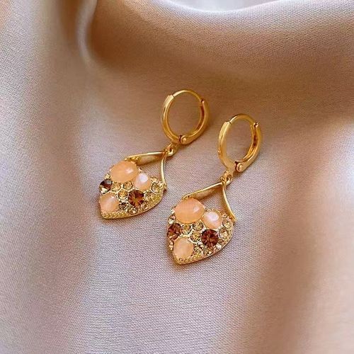 2025 New Luxury Zircon Heart Earrings - Trendy Delicate Huggie Earrings for Elegant Style ✨