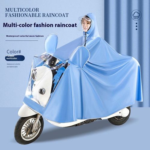 Waterproof Raincoat for Electric Bikes - Full-Body Protection, Thickened & Oversized