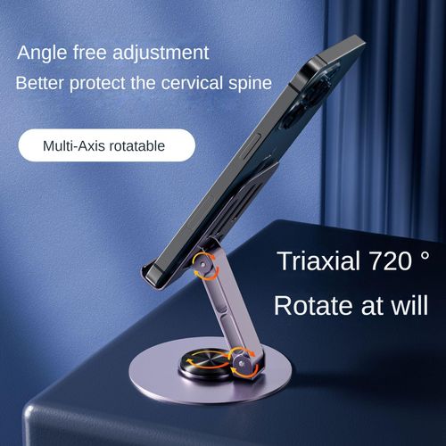 New Rotatable Aluminum Phone & Tablet Stand – Foldable, Multi-Functional!