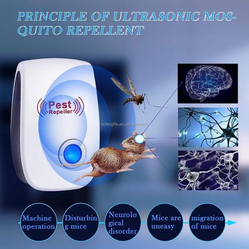 Ultrasonic Pest Repeller & Mosquito Trap - Night Light for Pest-Free Home