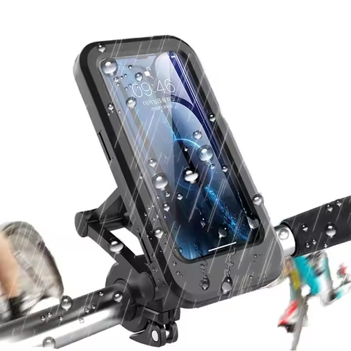Wireless Charging Waterproof Phone Mount for Bikes & Motorcycles – Ride Hands-Free!