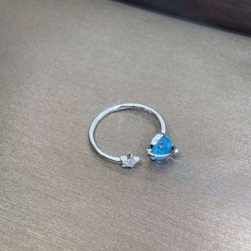 Sparkle & Calm: Rotating Moon-Star Micro-Pavé Ring ✨