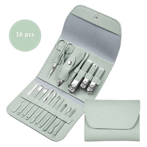 16-Piece Stainless Steel Nail Clipper Set – Your All-in-One Grooming Essential!