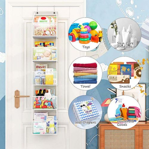 Foldable Door Hanging Organizer - See & Store Everything Easily!