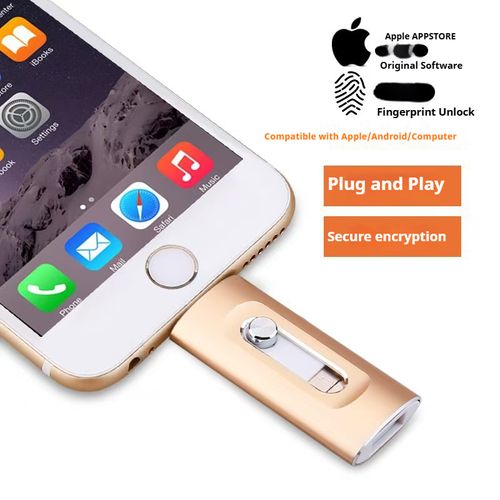🔥128GB 3 in 1 Flash Drive🔥 High Speed USB 3.0 Memory Storage  OTG Flash Pen Drive with Free Type-C  Adapter for Android Phones PC and More Devices