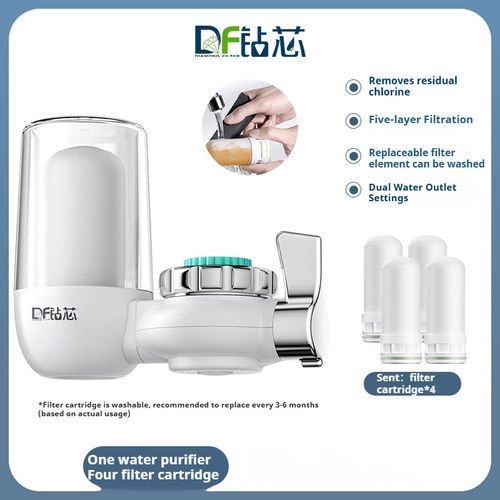 💦Faucet water purifier💦🔥2025 New Upgrade Best-Seller🔥One water purifier + Four filter cartridge